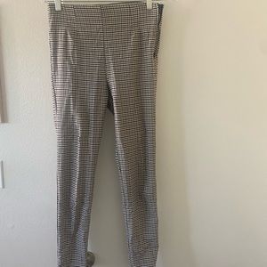 ZARA Gingham Leggings Size Medium